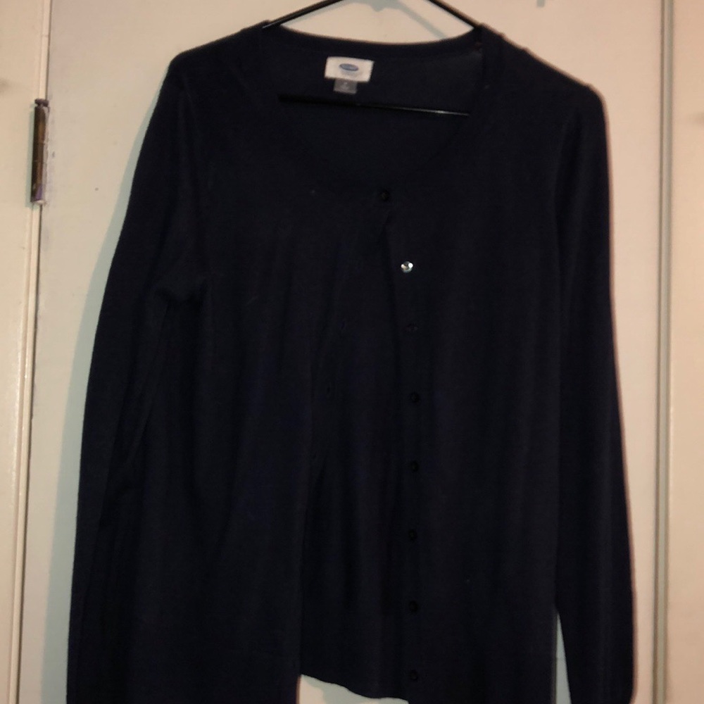 Navy blue cardigan
